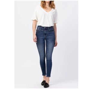 Judy Blue High Rise Front Yoke Women’s Skinny Denim Jeans 88364, Size 13 / 31